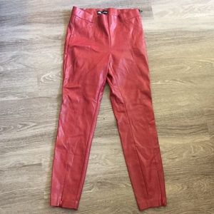 Zara faux leather pants